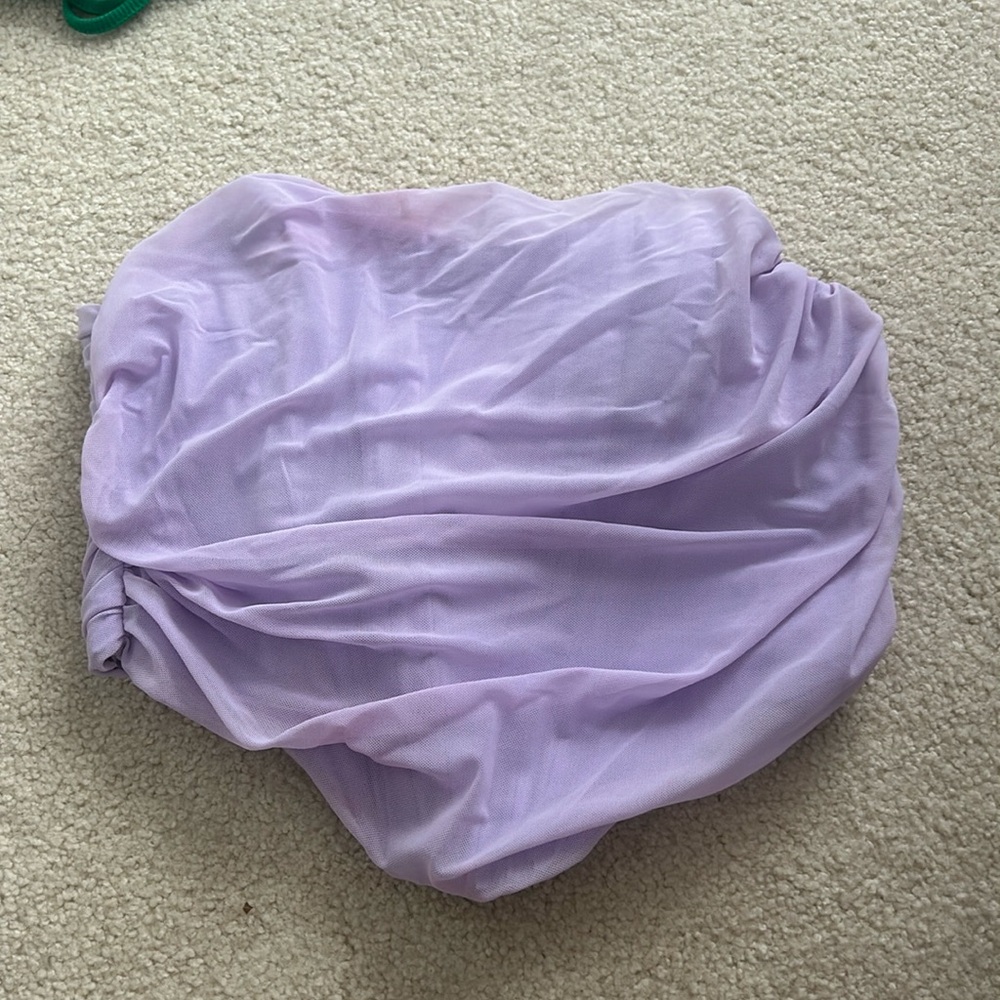 Purple corset top